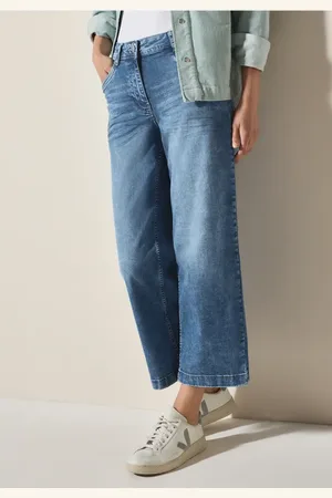 CECIL Dames Wide Legs Jeans in , Gr: 33