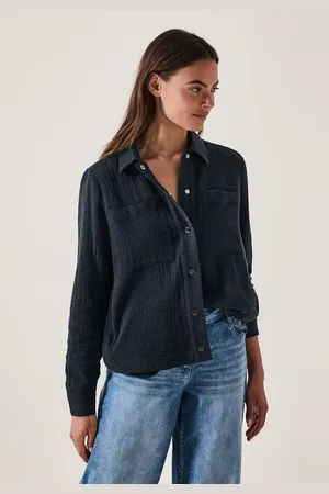 CECIL Dames Mousseline overhemd in , Gr: 3XL