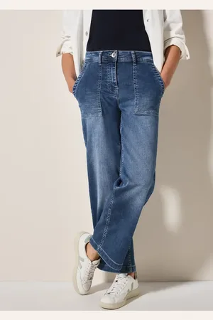 CECIL Dames Wide Legs Jeans in , Gr: 26