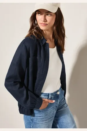 CECIL Dames Linnen blouson in , Gr: L