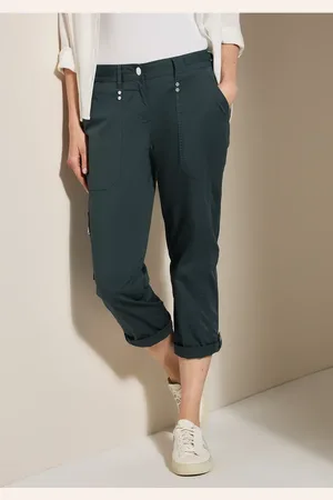 CECIL Dames 7/8 broek in cargolook in , Gr: 25