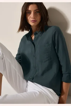 CECIL Dames Overhemdblouse met structuur in , Gr: L