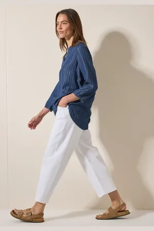 CECIL Dames Lyocell denim blouse in , Gr: L