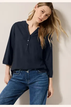 CECIL Dames Blouse in effen kleur in , Gr: L