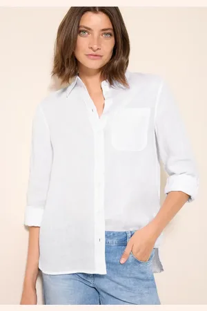 CECIL Dames Linnen overhemd blouse in , Gr: L