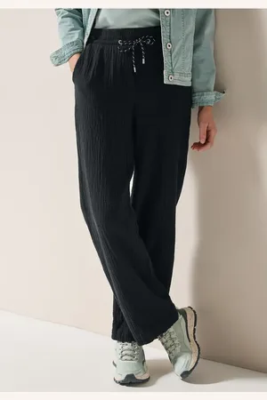 CECIL Dames Wide Legs mousseline broek in , Gr: XXL