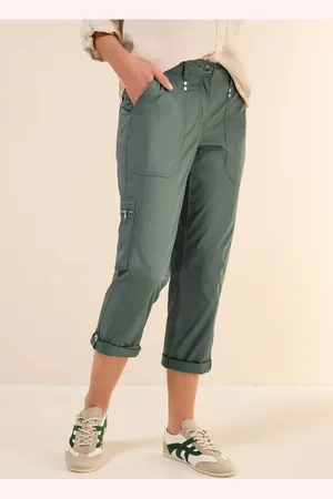 CECIL Dames 7/8 broek in cargolook in , Gr: 25