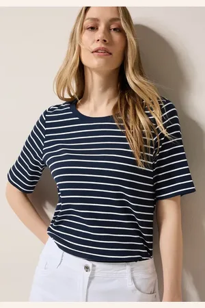 CECIL Dames Gestreept shirt in , Gr: L