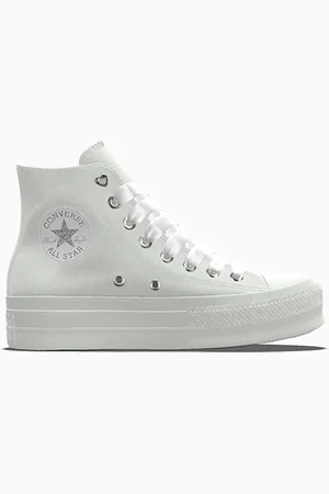 Converse Custom Chuck Taylor All Star Lift Platform Premium Wedding By You