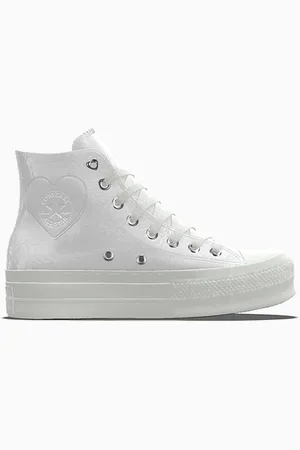 Converse Custom Chuck Taylor All Star Lift Platform Premium Wedding By You