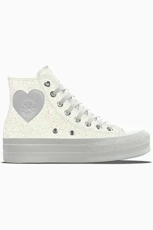 Converse Custom Chuck Taylor All Star Lift Platform Premium Wedding By You