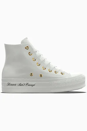 Converse Custom Chuck Taylor All Star Lift Platform Premium Wedding By You