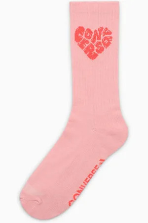 Converse Heart Logo Crew Socks