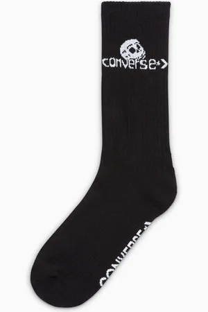 Converse Skull Star Chevron Crew Socks