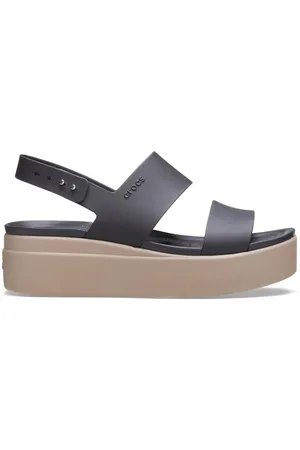 Crocs Brooklyn Low Sandalen Damen Black / Mushroom 41