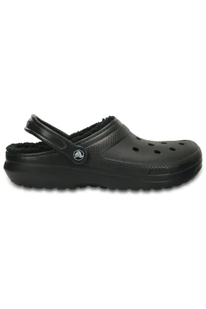 Crocs Classic Lined Klompen Unisex Black / Black 43