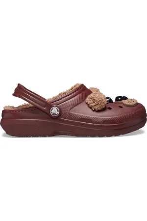 Crocs Toddler Classic Lined I AM Brown Bear Klompen Kinder 27