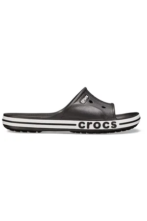 Crocs Bayaband Slides Unisex Black / White 43