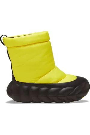 Crocs OverPuff Boot Laarzen Unisex Cyber Yellow / Multi 36