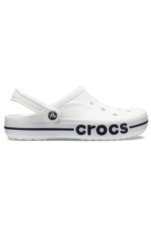 Crocs Bayaband Klompen Unisex White / Navy 43