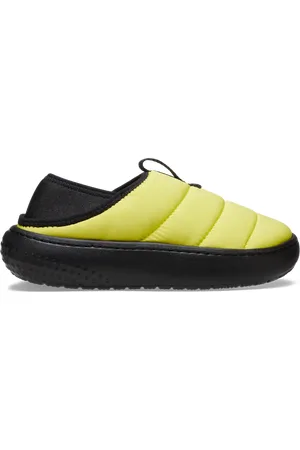 Crocs Classic Puff Moc Schoenen Kinder Cyber Yellow / Multi 28