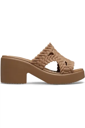 Crocs Brooklyn Woven Heel Sandalen Damen 41