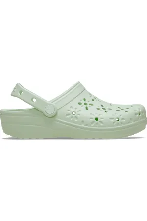 Crocs Classic Floral Cut-Out Klompen Unisex 36