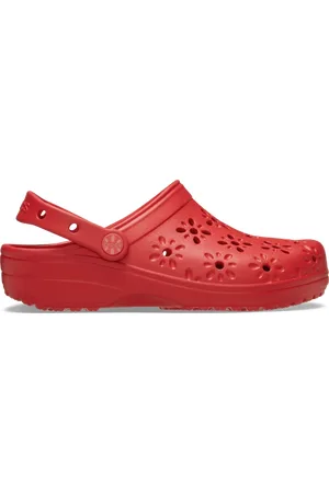 Crocs Classic Floral Cut-Out Klompen Unisex 36