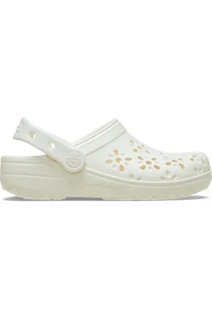 Crocs Classic Floral Cut-Out Klompen Unisex 36