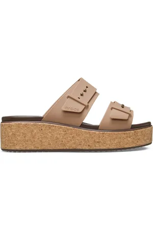 Crocs Brooklyn Cork Buckle Sandalen Damen 41
