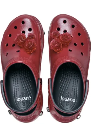 Crocs Louane X Bae Klompen Damen Black / Red 41
