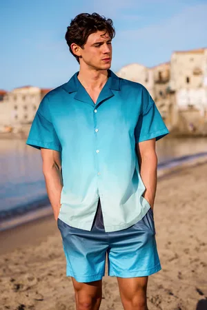 Cupshe Seaspray Ombre Shirt
