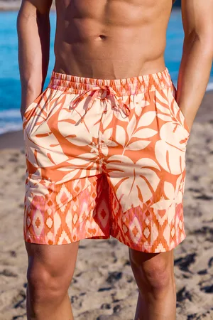 Cupshe Coral Rush tropische boardshorts