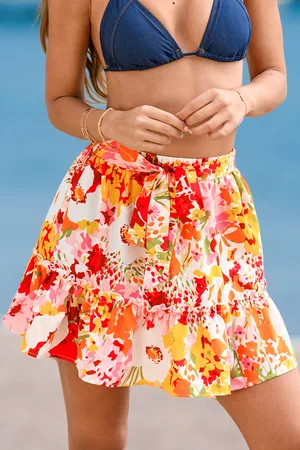 Cupshe Petal Waltz bloemen minirok
