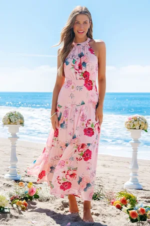 Cupshe Garden Stroll Maxi-jurk met bloemenprint