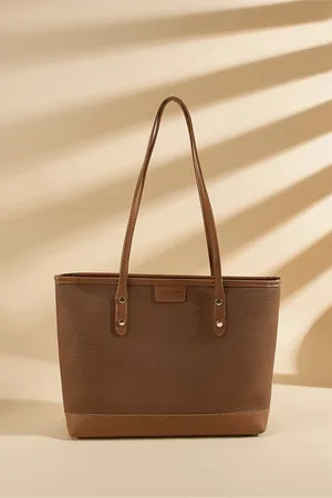 Cupshe Bruine Tote Bag