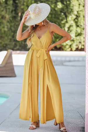Cupshe Buttercup Bloom Jumpsuit