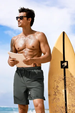 Cupshe Stone Ridge Grijze Boardshorts