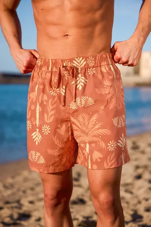 Cupshe Zongebakken tropische boardshorts