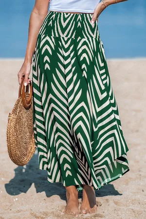 Cupshe Palm Cove tropische midi-rok