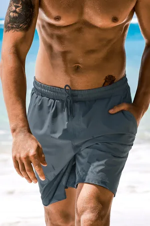 Cupshe Midnight Surf Blauwe Boardshorts