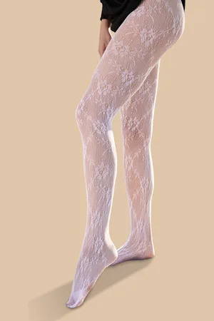 Cupshe Bloesem bloemen kant panty