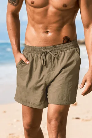 Cupshe Canyon Shade Olive Boardshorts