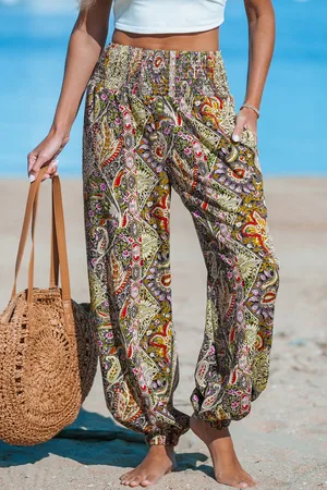 Cupshe Gypsy Dreams Paisley Cover-Up Broek