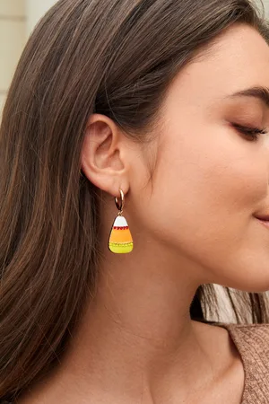 Cupshe Candy Corn Crystal Versierde Oorbellen