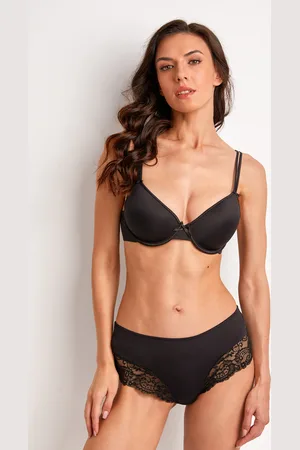 Cupshe Zwarte beugel-bh met strik
