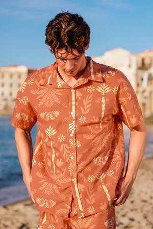 Cupshe Terracotta Vibes Tropisch Shirt