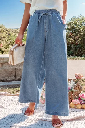 Cupshe Zomerplezier Blauwe Denim Jeans