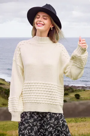 Cupshe Mockneck Trui met Lange Mouwen