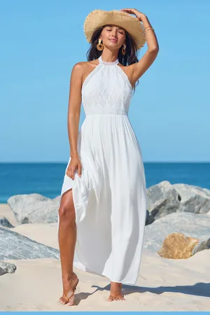 Cupshe Everlasting Charm Witte Maxi-jurk